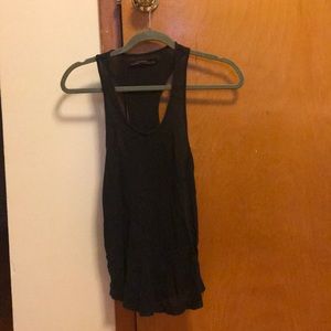 All Saints mesh black tank